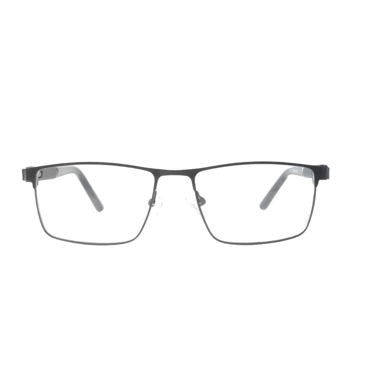 Premium Luxury Rectangle Black Full Frame Glasses - Stylish Eyewear for Work, Reading & Fashion | Trendy Unisex Optical Frames for Men & Women