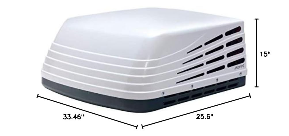 ASA Electronics ACM135 Advent Air 13,500 BTU RV Roof Top Air Conditioner Unit - White | Compact Cooling for Campers, Trailers & Motorhomes | Perfect for Summer Road Trips & Outdoor Adventures