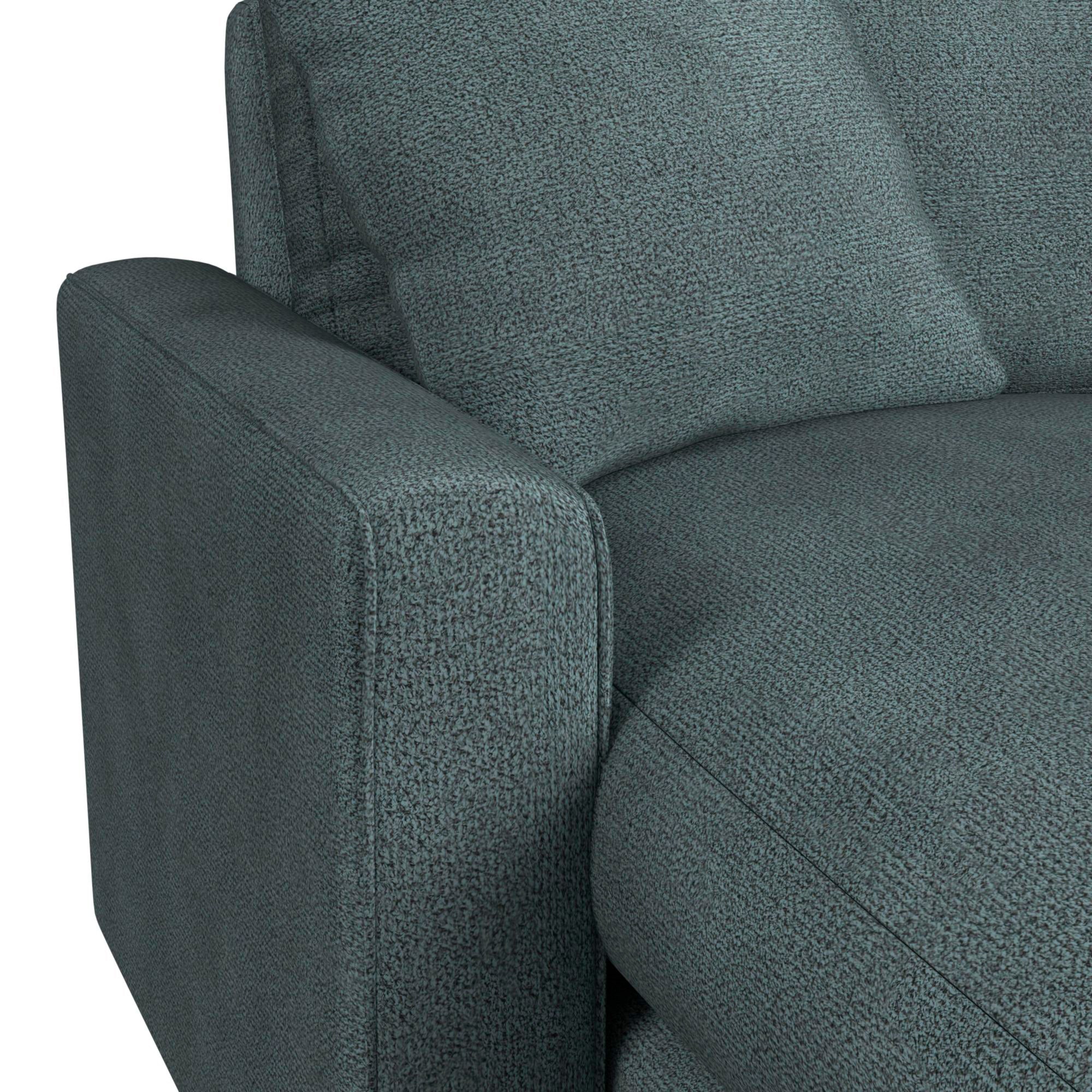Simply Elements Left Chaise Sectional Sofa - Modern L-Shaped Couch with Reversible Chaise for Living Room, Lounge, and Family Room Comfort