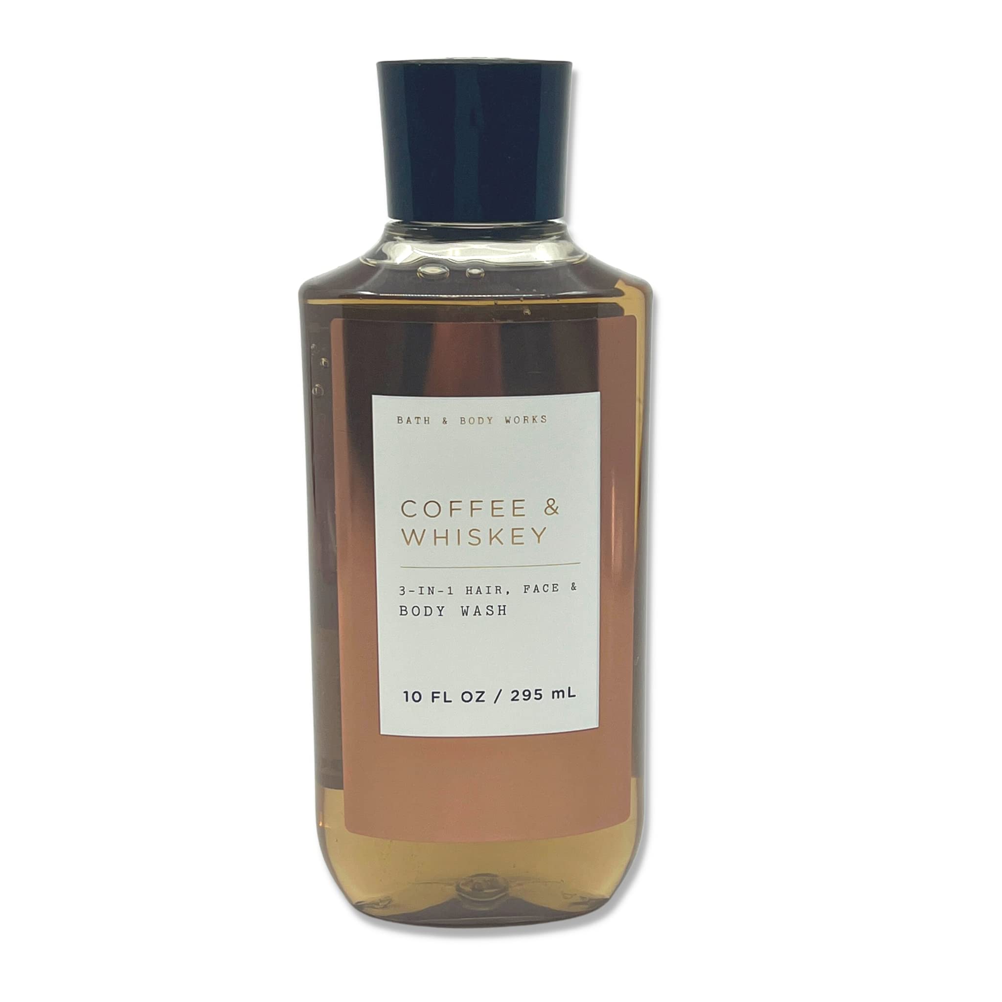 Bath & Body Works Coffee & Whiskey 2-Piece Gift Set - 10oz 3-in-1 Hair Face & Body Wash + 5oz Cleansing Bar | Men's Grooming Kit for Shower & Travel