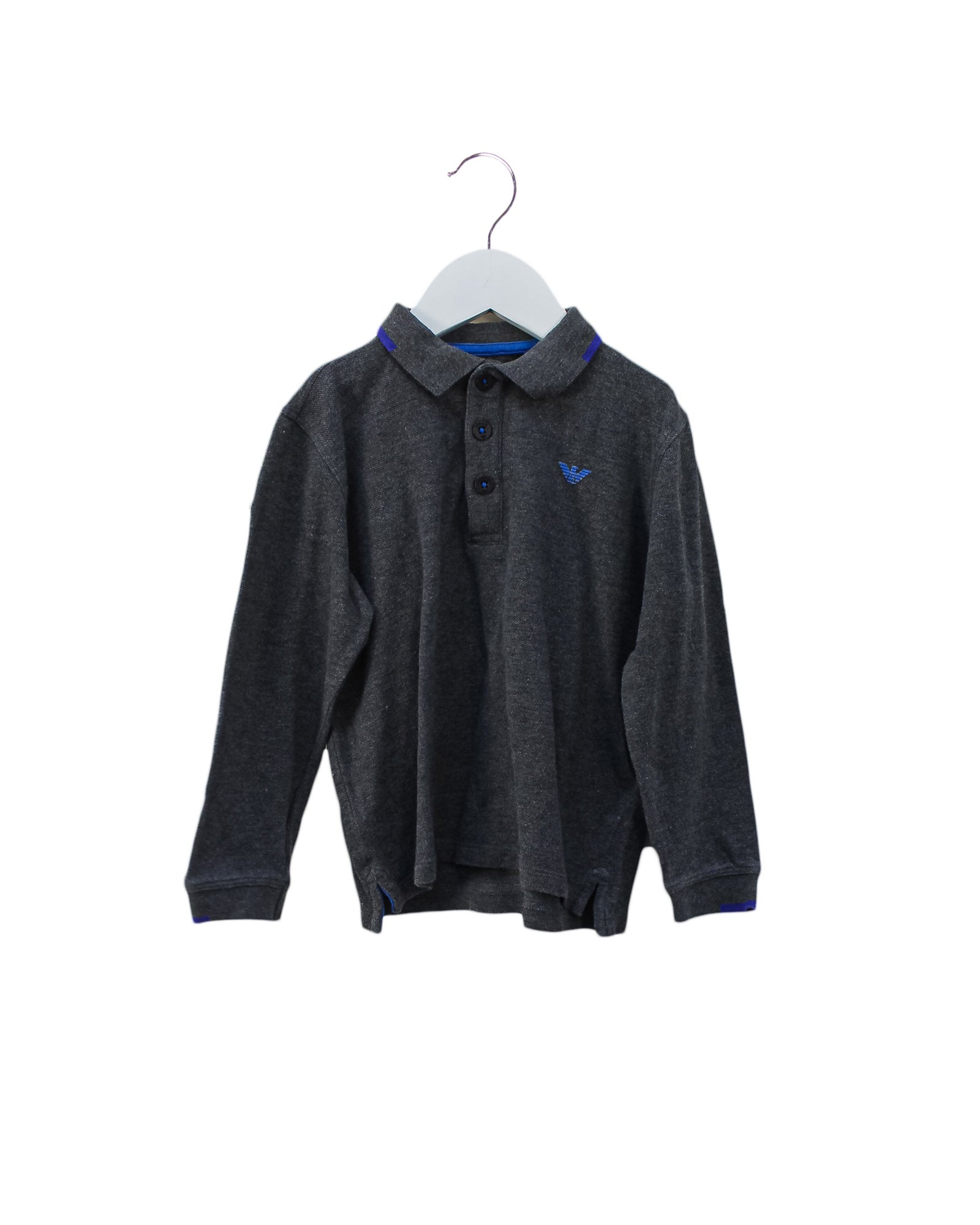 Armani Long Sleeve Polo Shirt for Boys 6T (118cm) - Premium Cotton Casual Wear for School, Parties & Special Occasions