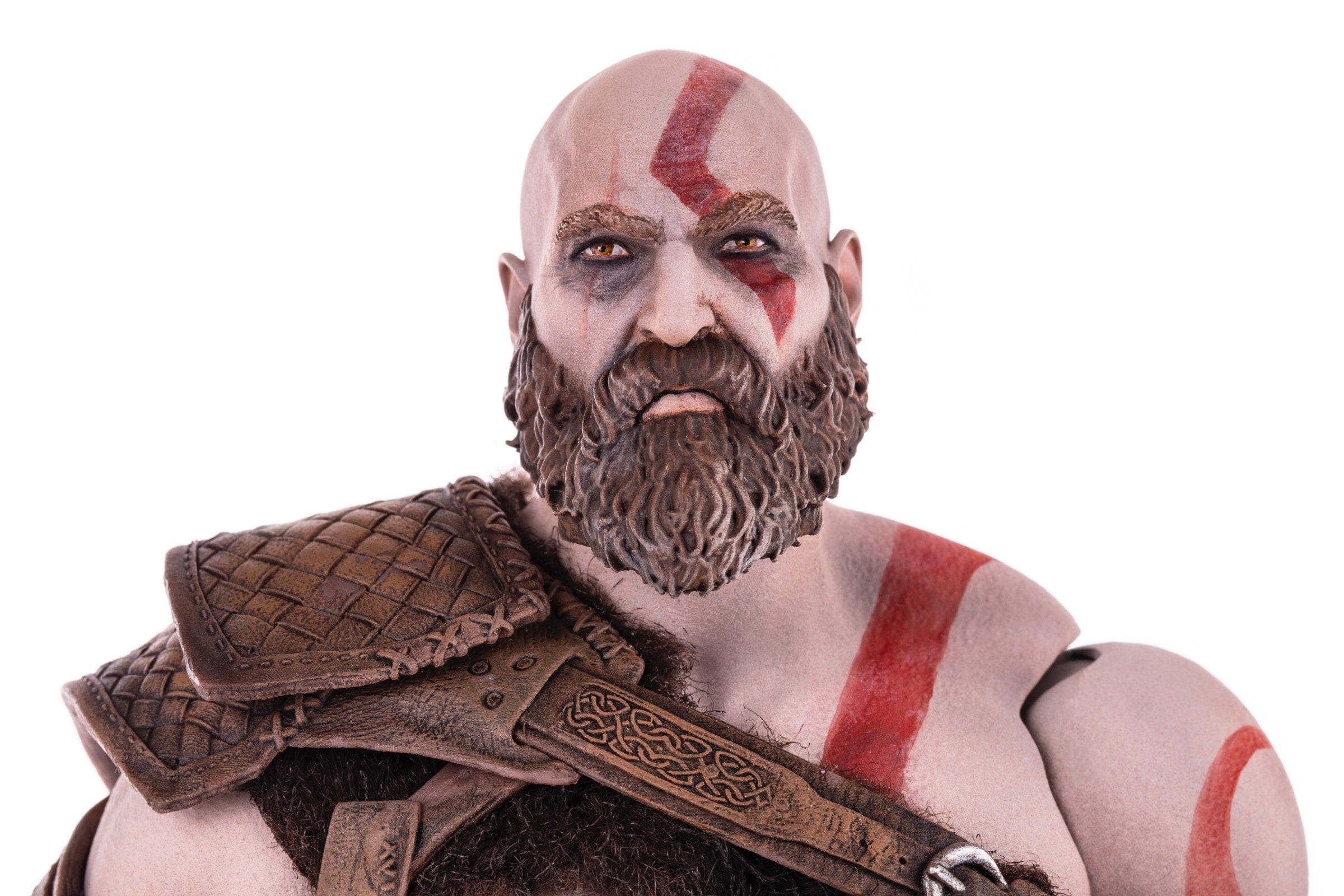 God of War Kratos 1/6 Scale Deluxe Action Figure - Exclusive Collectible for Gamers & Fans - Perfect for Display, Gaming Room Decor, and Cosplay Props