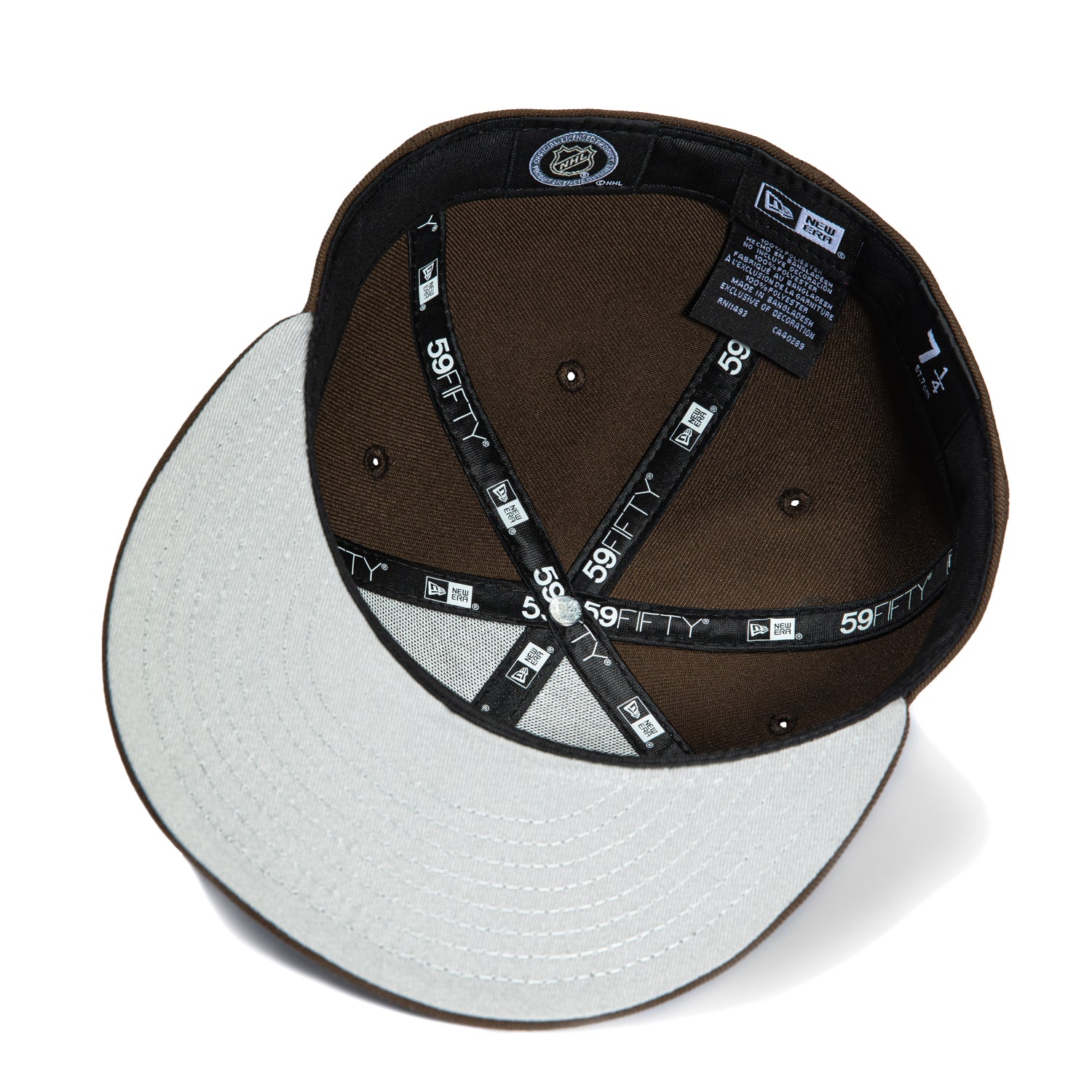 New Era 59Fifty Chicago Blackhawks Snapback Hat - Brown NHL Hockey Cap for Men & Women - Perfect for Games, Streetwear & Sports Fan Gifts