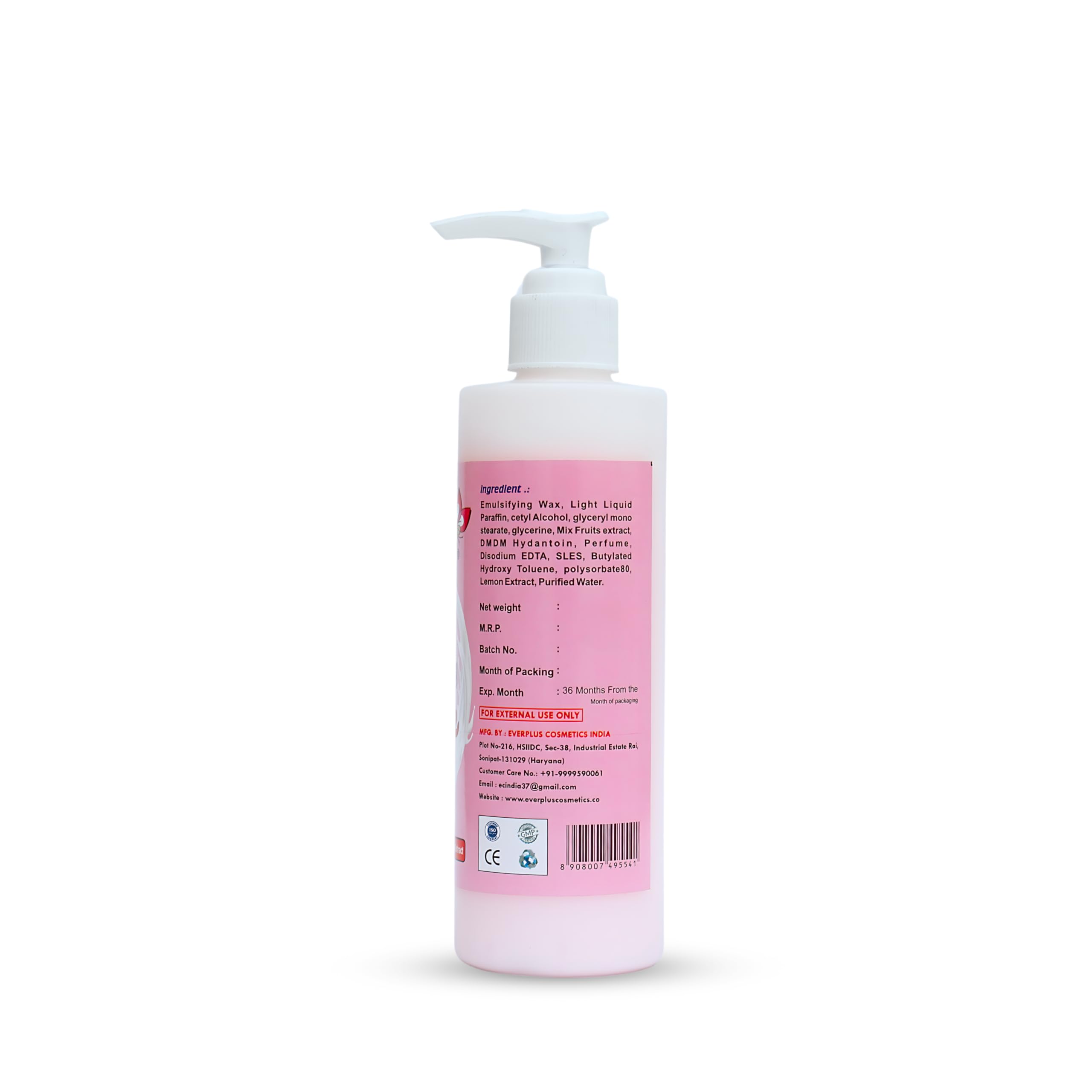 Primus Mix Fruit Cleansing Milk with Vitamin C & Lemon Extracts - Ultra Clean & Refreshing Facial Cleanser | Makeup Remover & Daily Face Wash | 250ml | Perfect for Morning & Night Skincare Routine