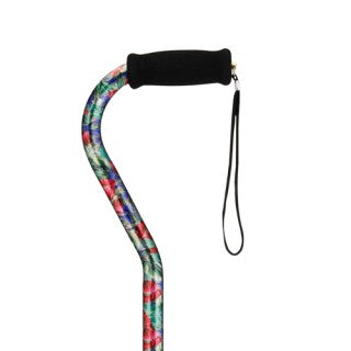 Nova Offset Cane with Adjustable Strap - Lightweight Walking Cane for Seniors & Adults - Ergonomic Handle for Comfort - Perfect for Daily Use, Travel & Mobility Support