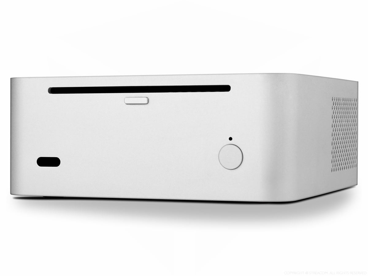 Streacom F1C Evolution PC Case - Silver or Black (ST F1C EVO / ST F1CWS EVO) | Compact Mini-ITX Chassis for Home Theater & Gaming PC Builds