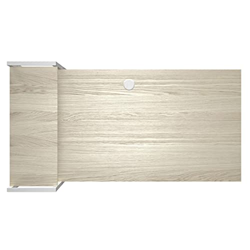 White Frame/White Oak Shelves