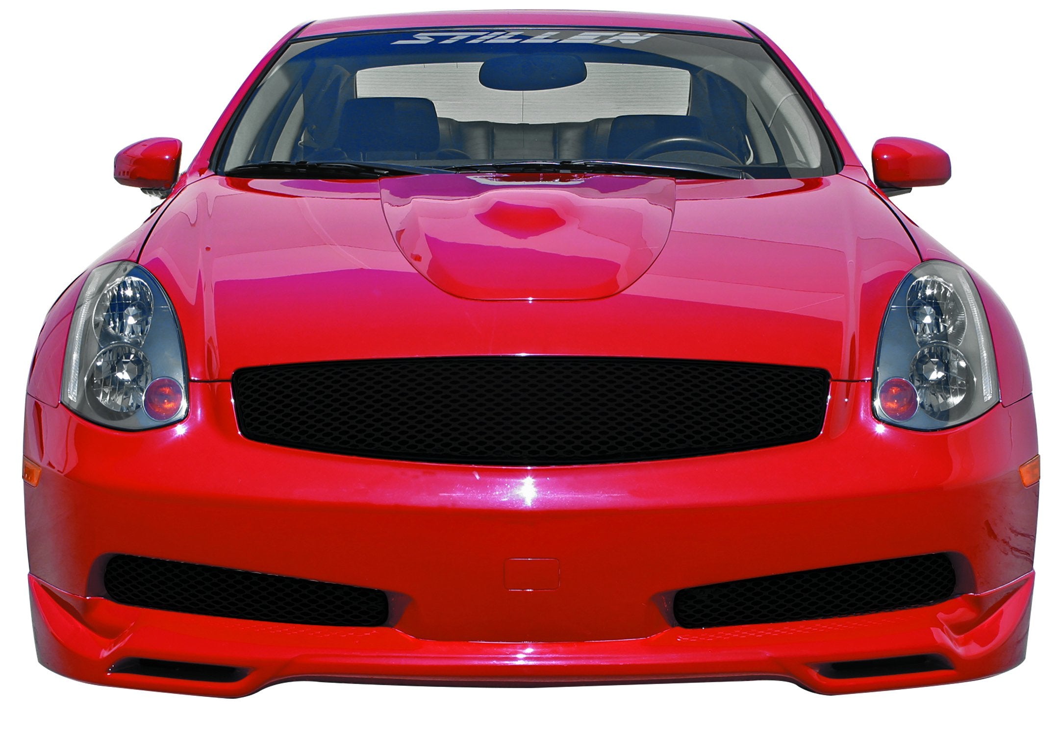 2003-2007 Infiniti G35 Coupe Front Lip Spoiler - Carbon Fiber Style - 103611 - Perfect for Car Enthusiasts & Street Racing Upgrades