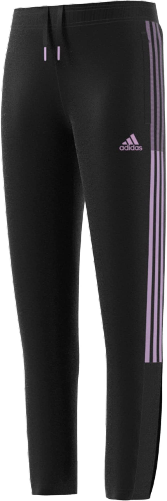 Adidas Girls Tiro Track Pants - X-Large Black/White with Drawstring | Comfortable Athletic Pants for Running, Soccer & Casual Wear