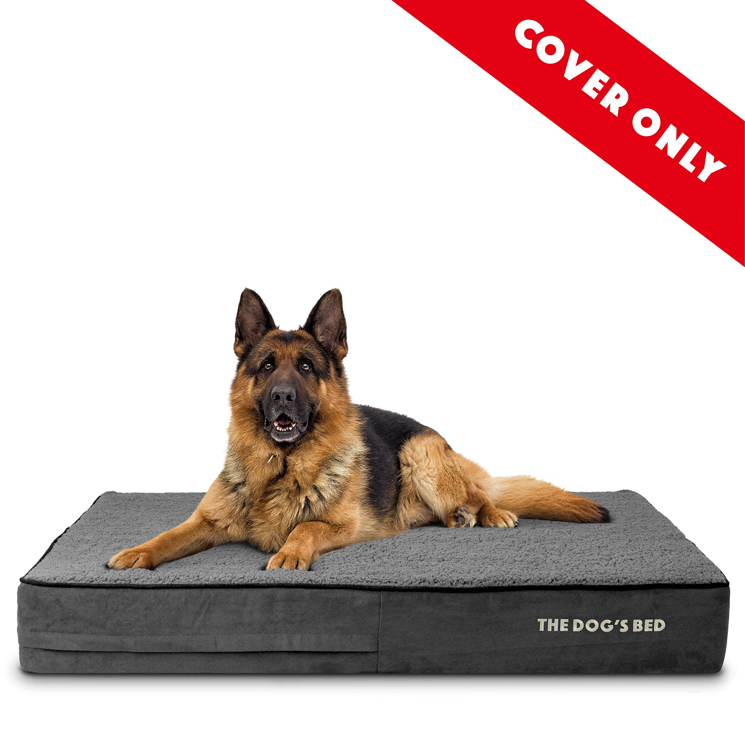 Washable Plush Dog Bed Replacement Cover Only - Extra Large 46