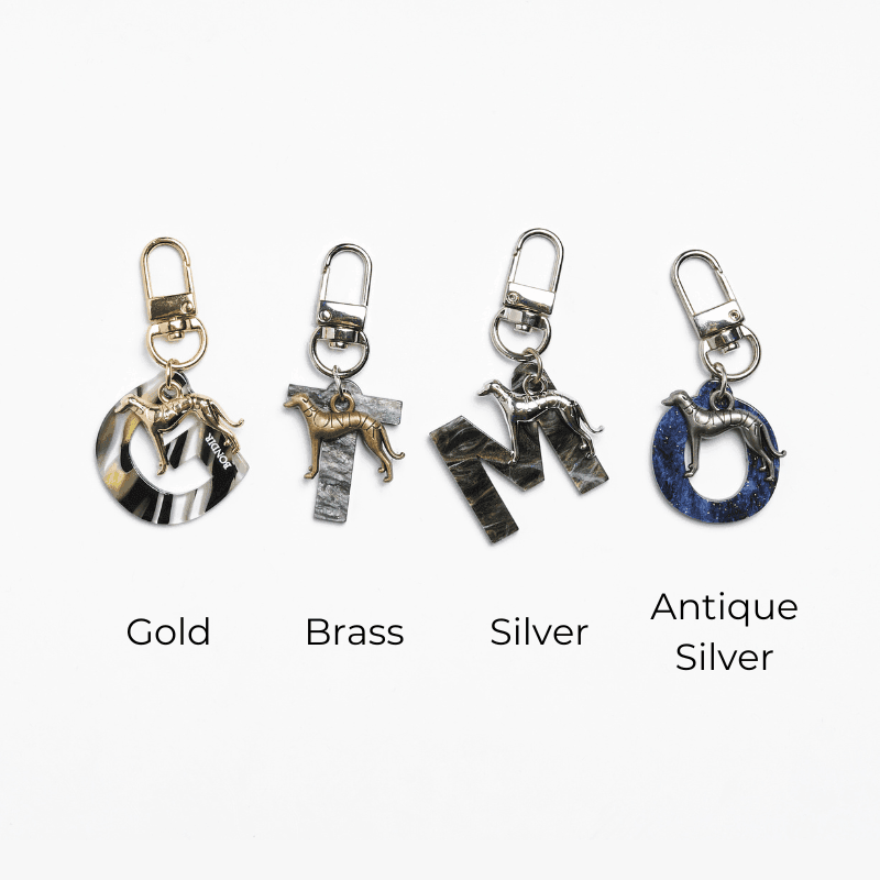 Solara Initial Tag - Personalized Name Tag for Kids, Pets & Luggage - Perfect for School, Travel & Organization