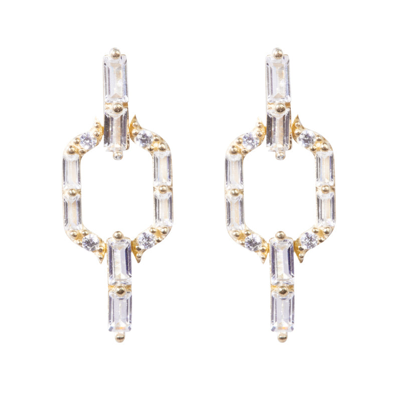 Liam Earrings for Women - Elegant Gold Hoop Earrings for Everyday Wear | Perfect for Parties, Work & Casual Outfits
