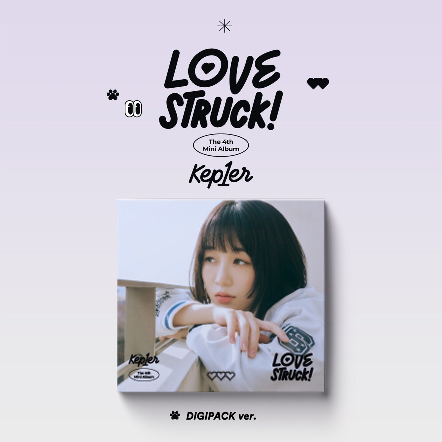 KEP1ER 4th Mini Album 'LOVESTRUCK!' (Digipack) - K-Pop Girl Group Music CD - Perfect for K-Pop Fans, Collectors & Gift Giving