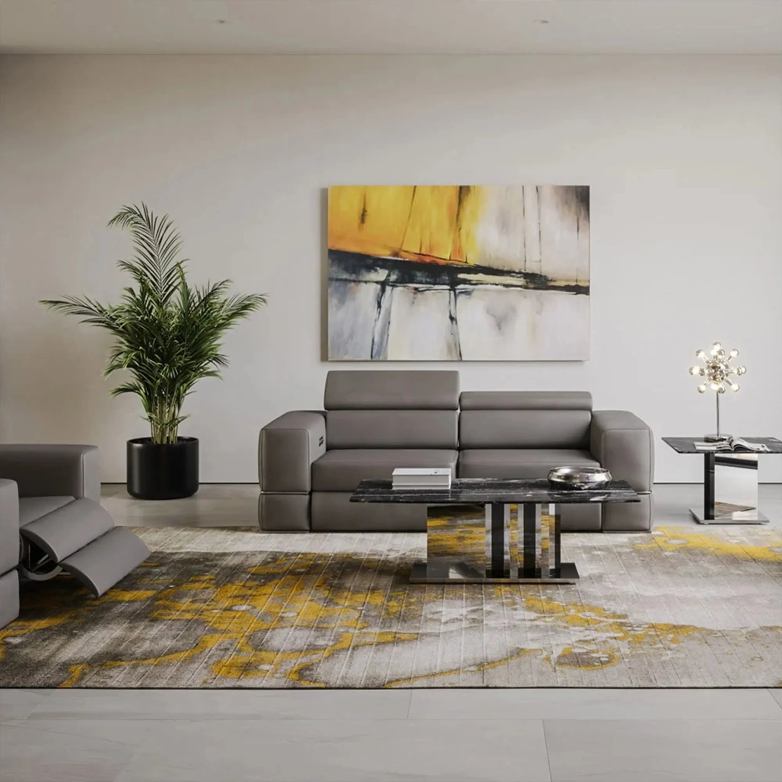 Abstract Painting #AB 134 - Modern Wall Art for Home & Office Decor | Unique Handmade Canvas Artwork for Living Room, Bedroom & Office Spaces