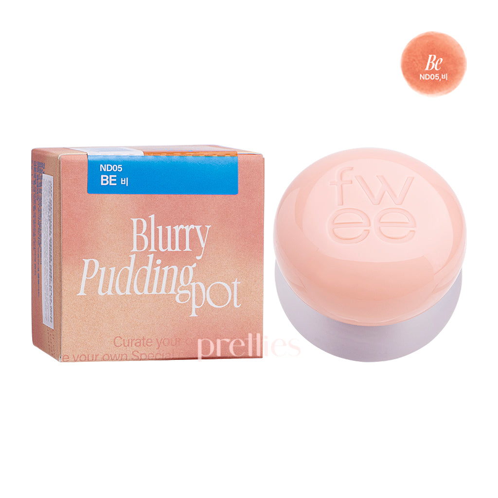 Fwee Lip & Cheek Blurring Pudding Pot - 5g Creamy Tint for Natural Flush | ND05 Beige (586472) | Perfect for Everyday Makeup & On-The-Go Touch Ups