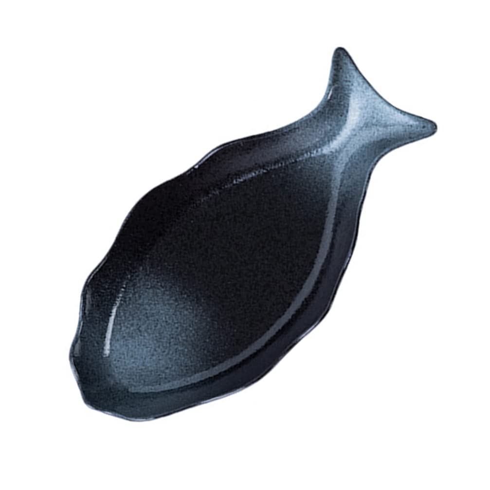 YARDWE 12-Inch Fish Shaped Ceramic Serving Tray - Decorative Appetizer Plate for Snacks, Nuts & Hors d'oeuvres | Elegant Kitchen & Dining Dish for Home, Restaurant Use | Perfect for Entertaining, Parties & Table Decor