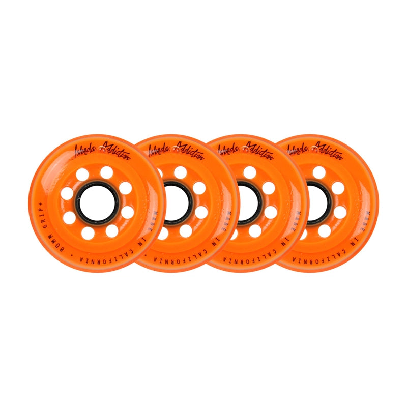 Labeda Addiction Wheels - 4 Pack High-Performance Skateboard Wheels for Smooth Riding | Perfect for Street Skating, Park, and Cruising