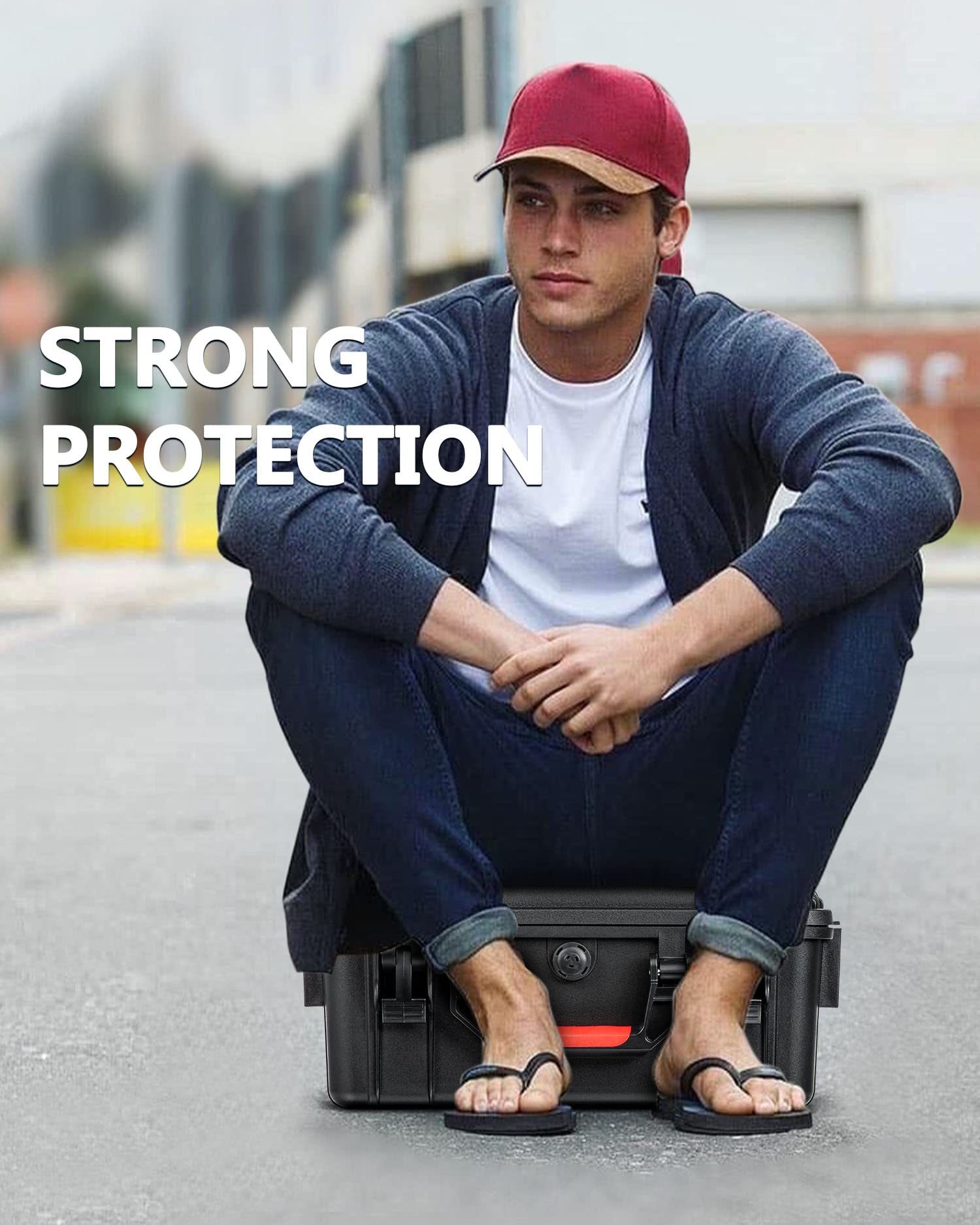 DEVASO Waterproof Hard Carrying Case for Xbox Series S - Shockproof Protective Storage with Soft Lining & Shoulder Strap | Perfect for Travel, Gaming Events & Accessories Organization