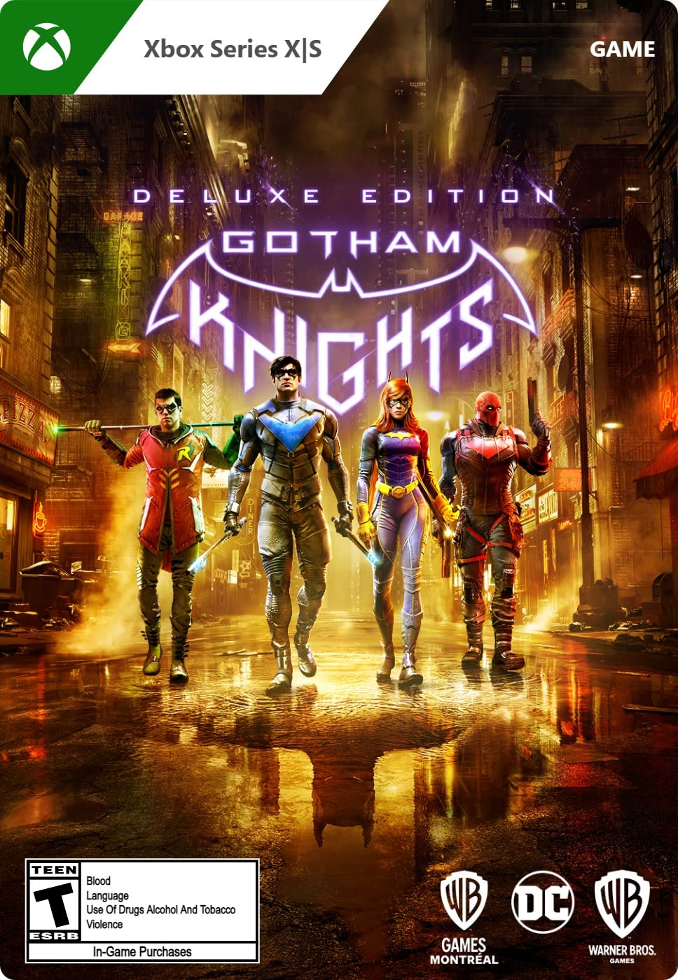 Gotham Knights Deluxe Edition - Xbox Series X|S Digital Download Code | Action-Adventure Game for Superhero Fans