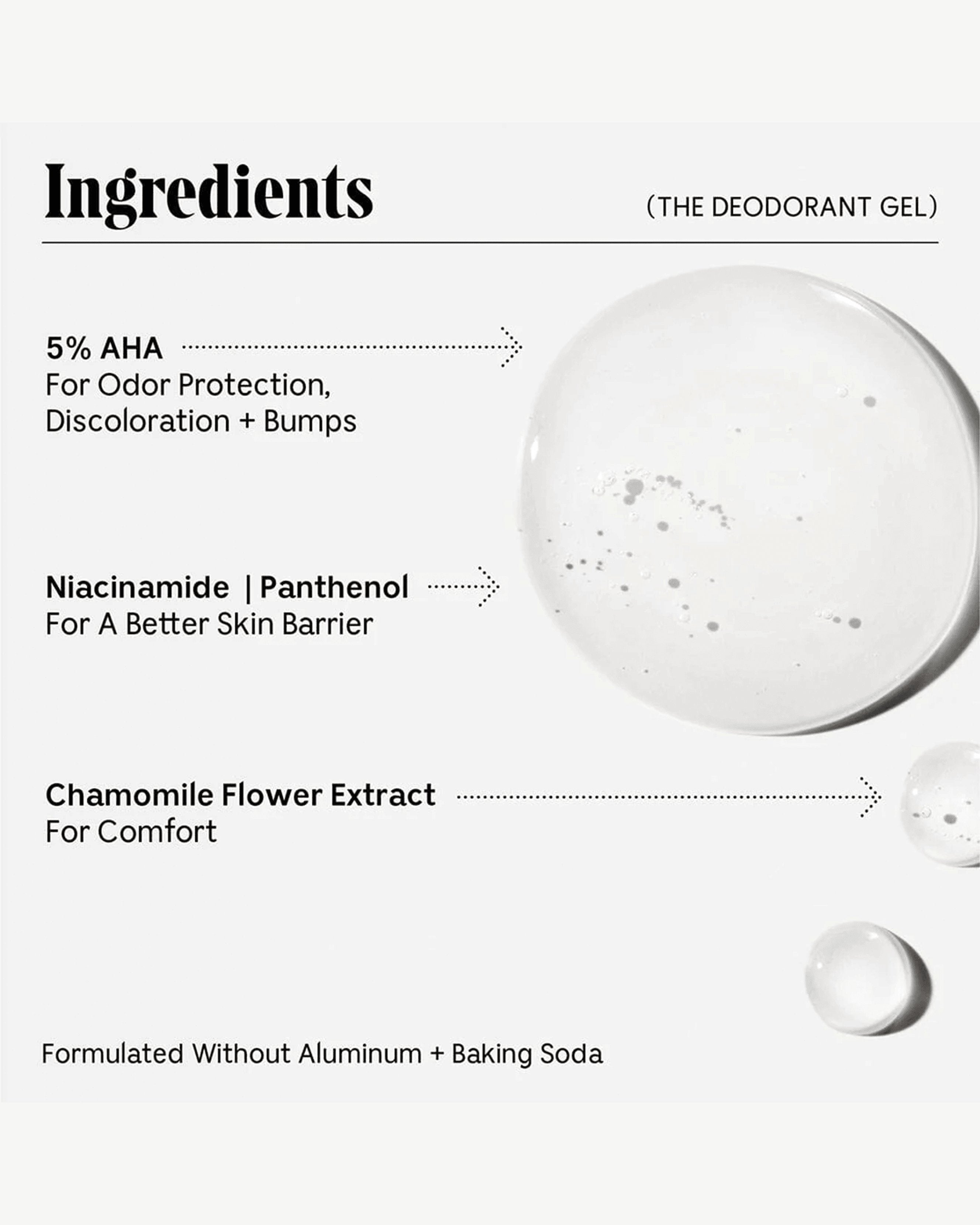 Fragrance-Free Deodorant Gel for Men & Women - Long-Lasting Odor Protection for Sensitive Skin - Ideal for Gym, Work & Daily Use