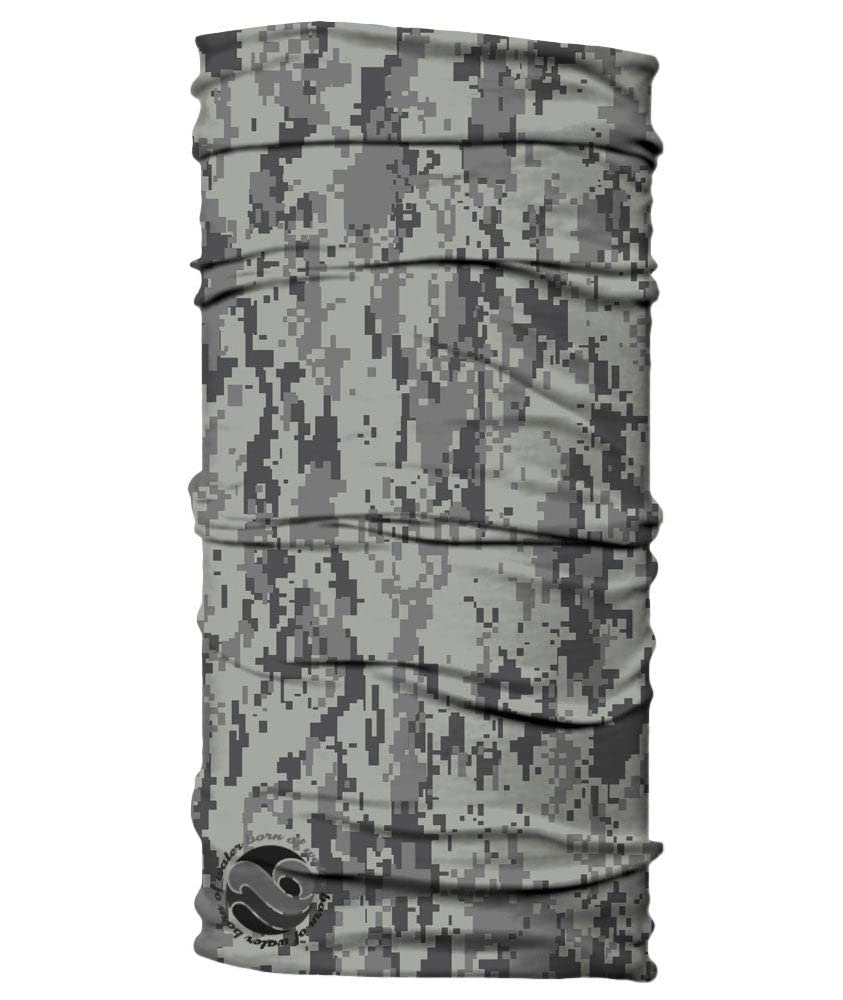 Digital Camo Neck Gaiter - UPF 50+ UV Sun Protection Face Mask for Fishing, Hiking, Cycling & Outdoor Activities