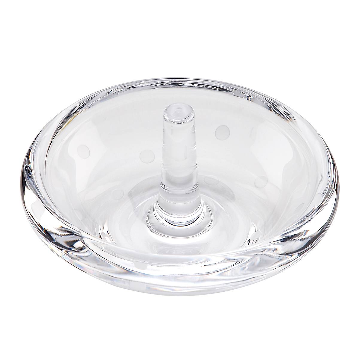 Larabee Dot Crystal Ring Holder - Elegant Jewelry Organizer for Rings, Earrings & Bracelets | Perfect for Vanity, Dresser & Bathroom Decor