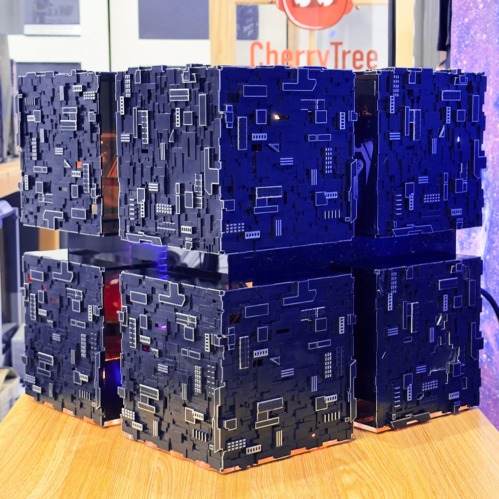 Star Trek Borg Fusion Cube ATX PC Case - Unique Gaming Computer Case for Sci-Fi Fans | Perfect for Conventions, Gaming Setups & Collectors