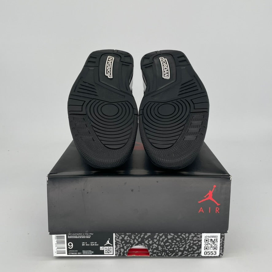 Original Air Jordan 3 Retro 'Black Cat' Men's/Women's Basketball Shoes Size 9/10.5W (CT8532-001) - Stylish Sneakers for Streetwear, Gym & Casual Outfits