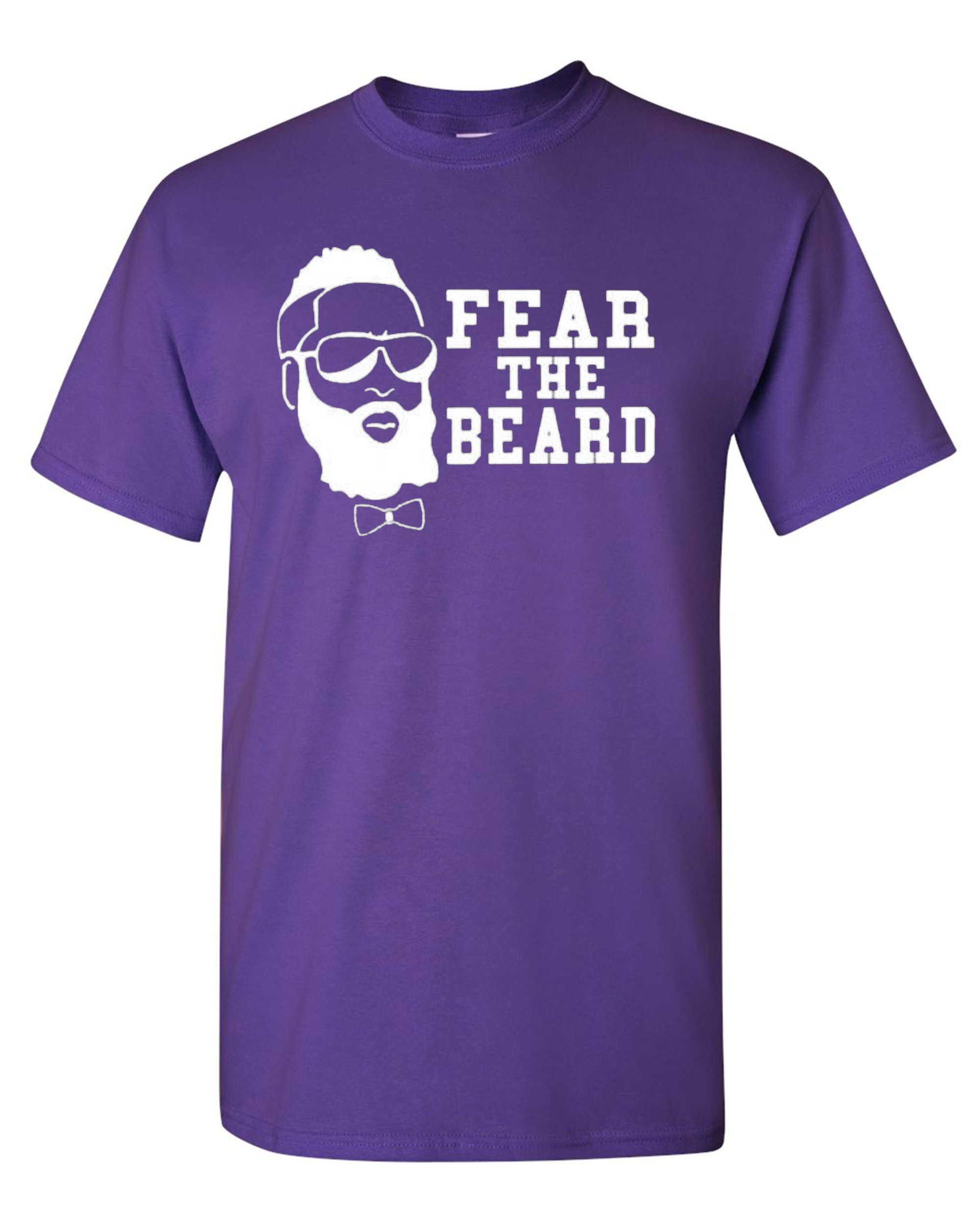 Fear The Beard Basketball T-Shirt | Men's Funny Sports Tee | Perfect for NBA Fans & Streetwear | Game Day Outfit & Casual Wear