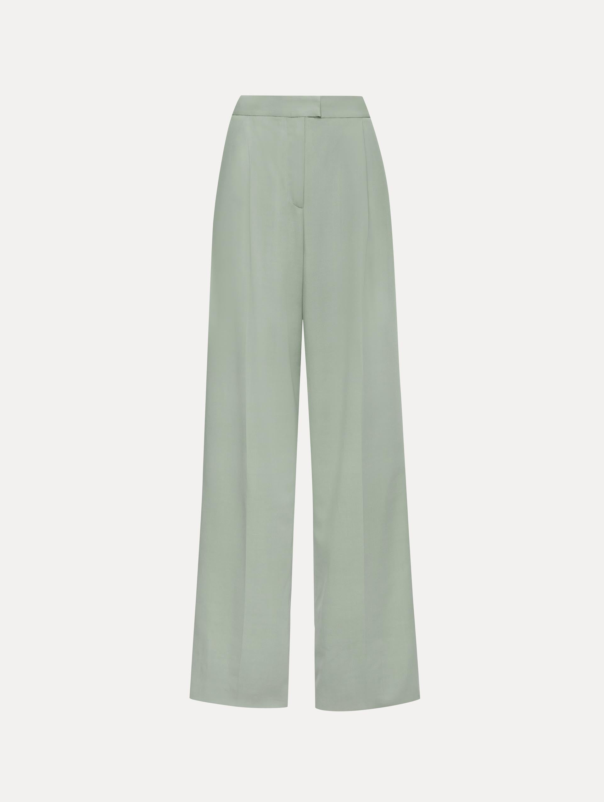 Luxury Wide Leg Silk Georgette Pants for Women - Elegant High Waist Palazzo Trousers - Perfect for Office Wear, Evening Parties & Special Occasions