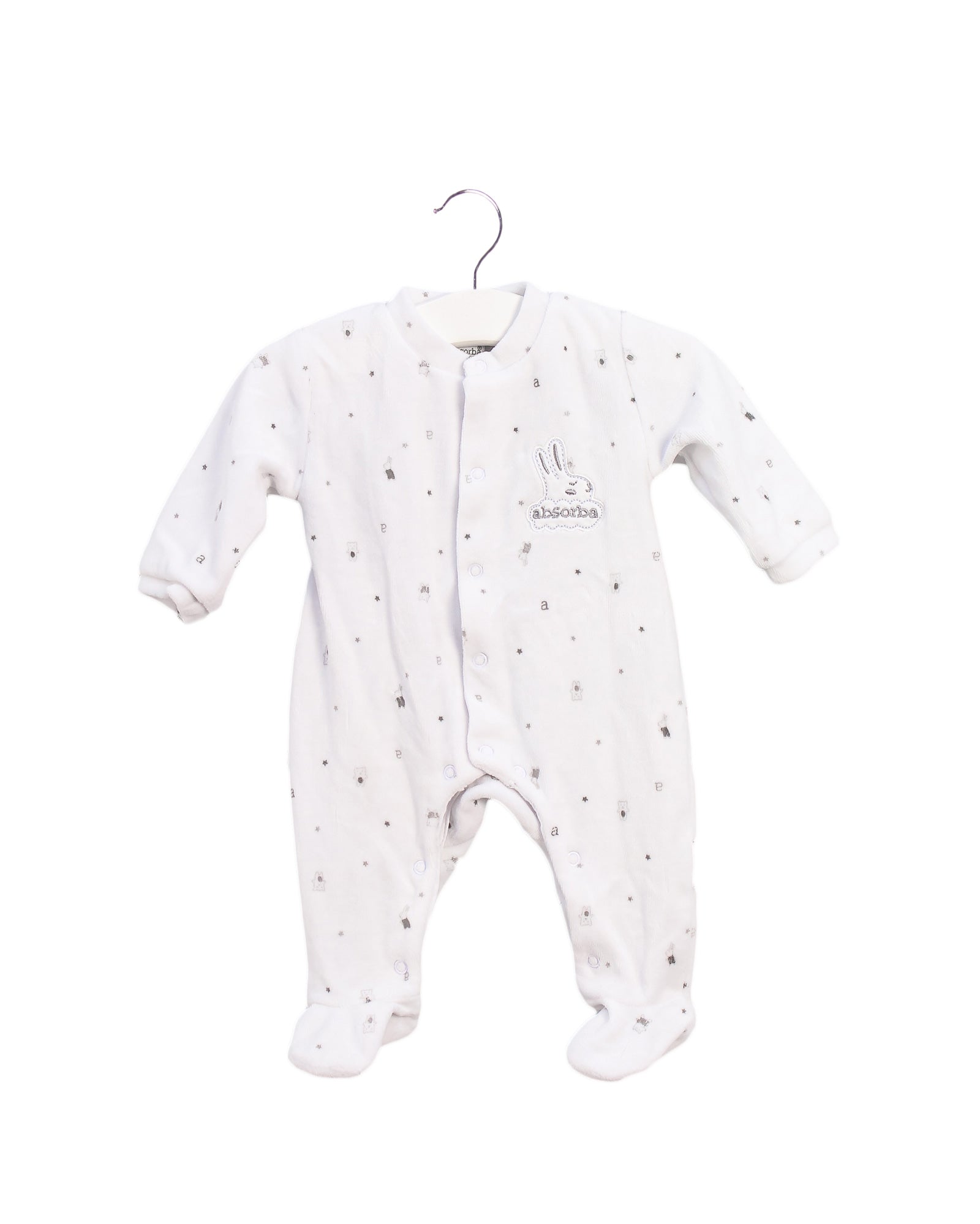 Absorba Baby Jumpsuit for 1 Month Old - Soft Cotton One-Piece Romper for Newborns - Perfect for Playtime, Outings, and Photo Shoots
