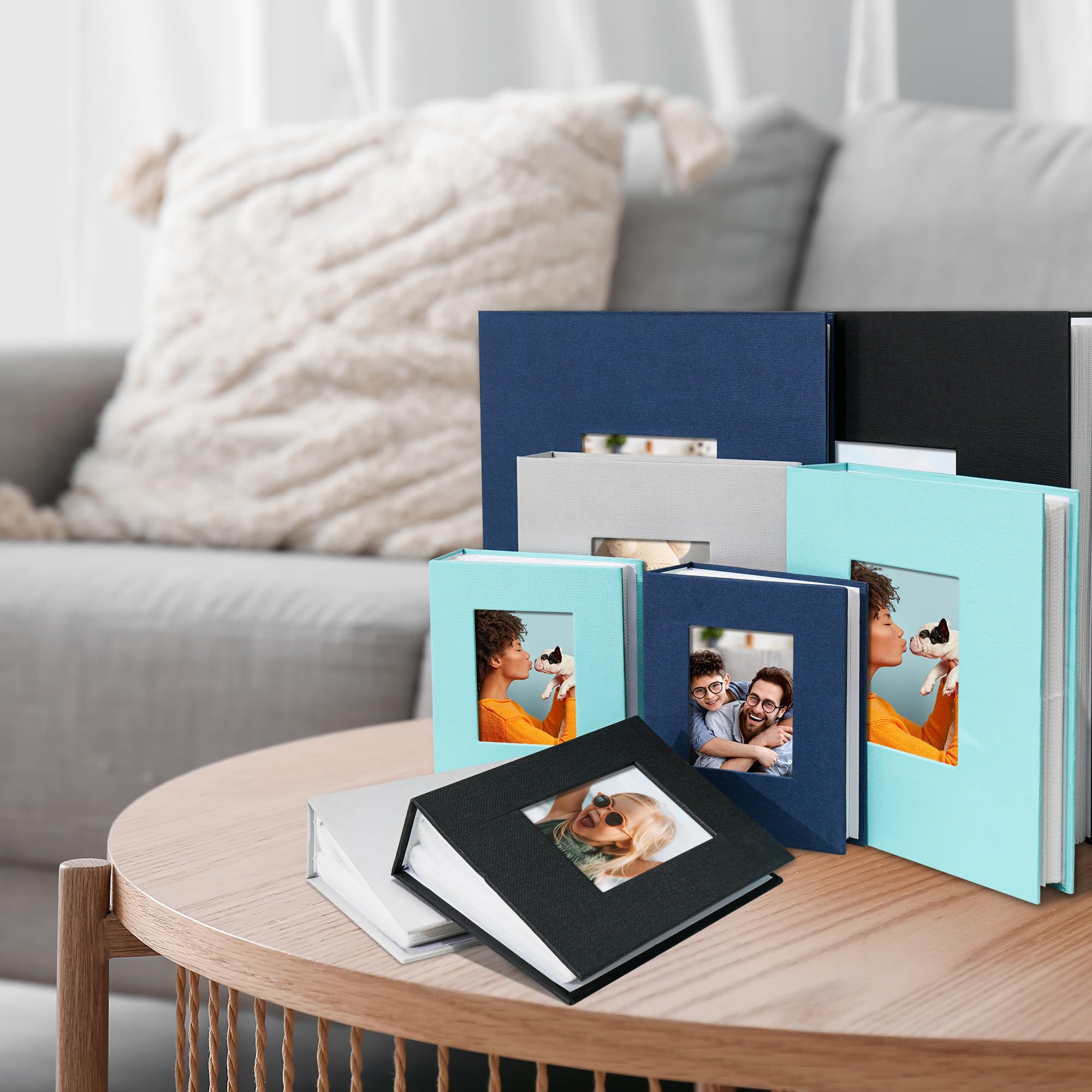 Vienrose 4x6 Photo Album - Holds 400 Vertical Slip-in Pictures, Wedding Family Baby Travel Scrapbook | Perfect for Preserving Wedding Memories, Baby's First Year & Travel Adventures