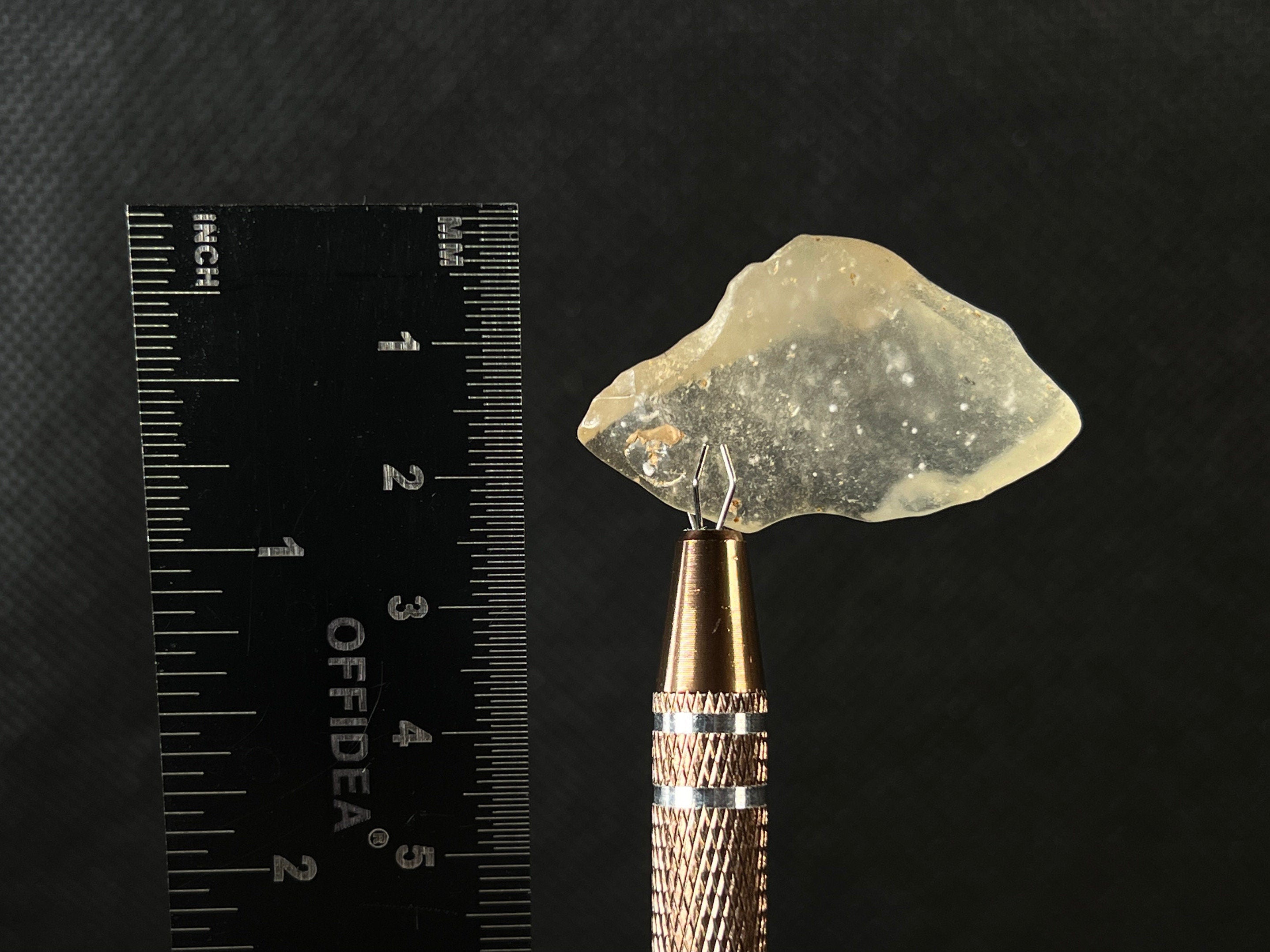 Libyan Desert Glass Raw Crystal - Rare 7.1g Natural Stone | Unique Spiritual Gift, Home Decor, Healing Crystals Collection | Perfect for Meditation, Energy Work & Mineral Displays