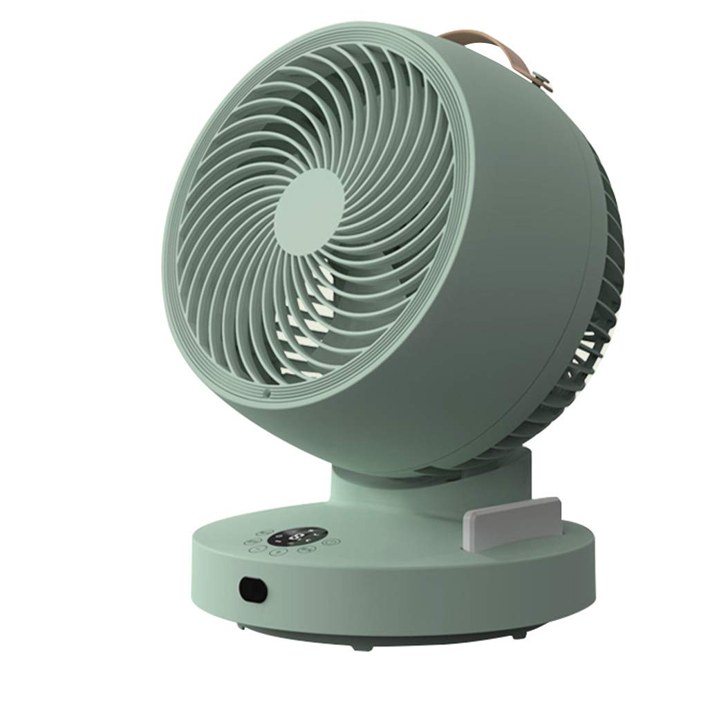 Portable Desktop Air Circulator Fan with Remote Control, Timer & Oscillation - Energy Efficient, Quiet, Durable for Home Office & Bedroom Use