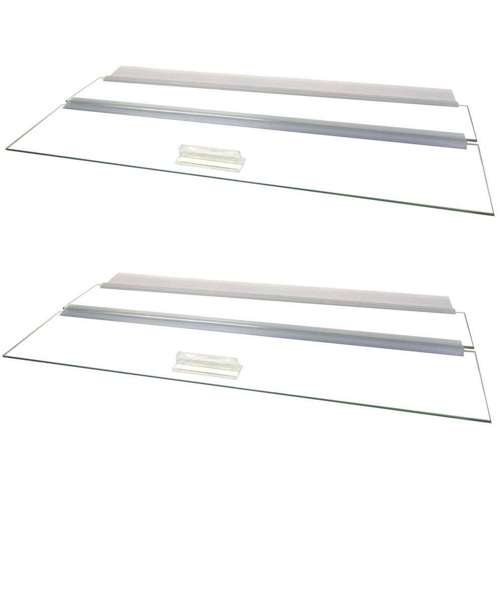 Premium Glass Canopy for Aquariums 10-200 Gallon - Fits Tanks With/Without Center Braces (48