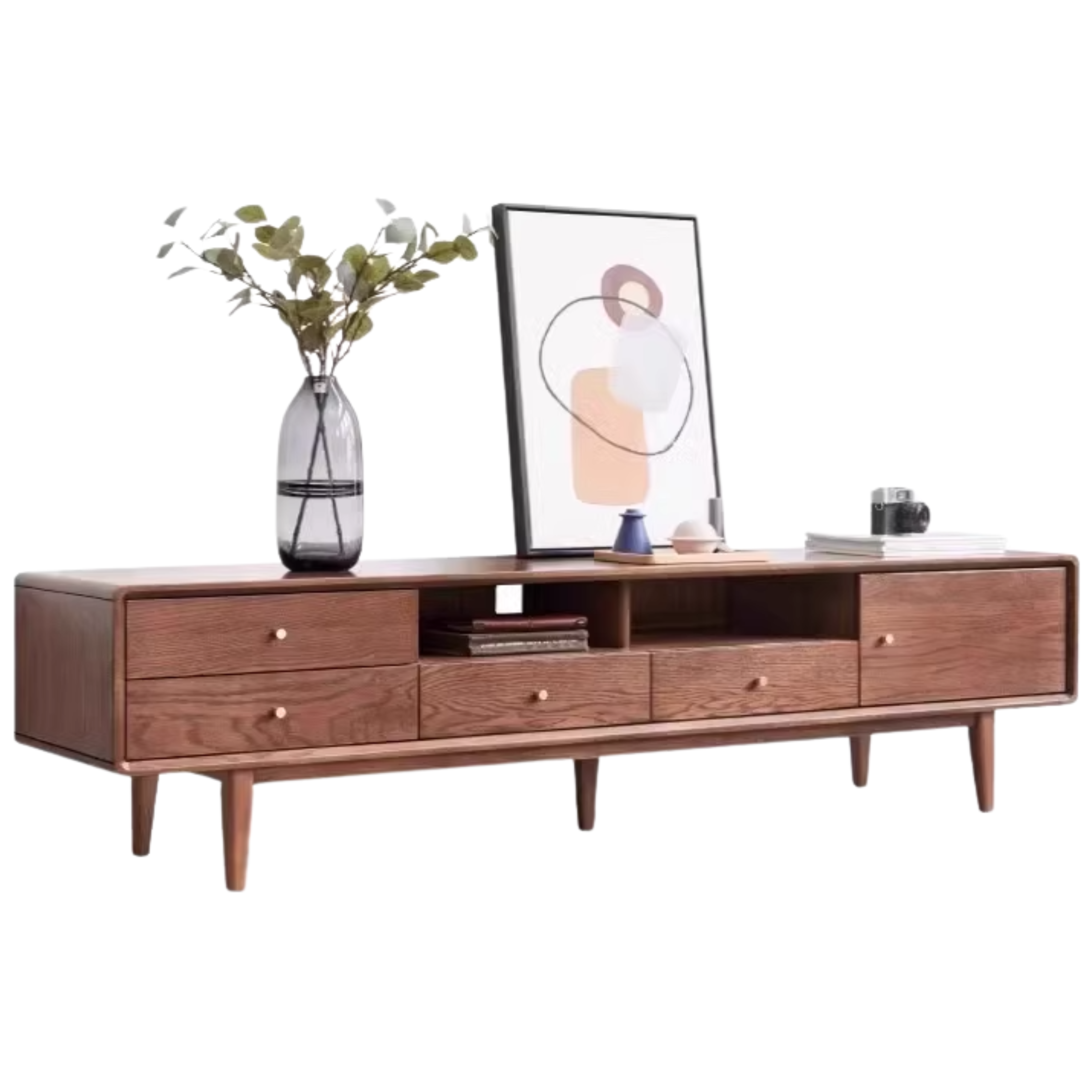 out of stock 78.7x13.8x16.1 inch / 200x40x45 cm / Walnut Color / TV Cabinet