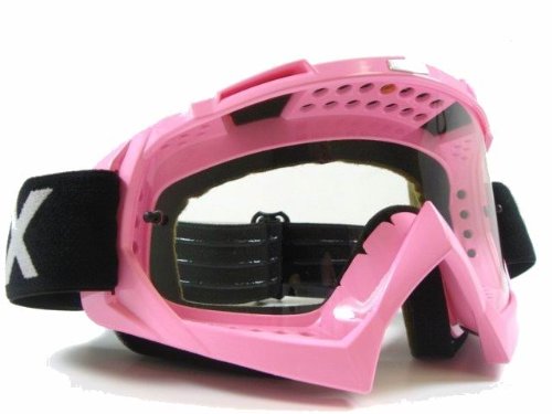 PCC Pink Dirt Bike ATV Motorcycle Goggles - UV Protection, Anti-Fog Lens for Off-Road Racing & Trail Riding - Perfect for Motocross, ATV, and Dirt Bike Adventures