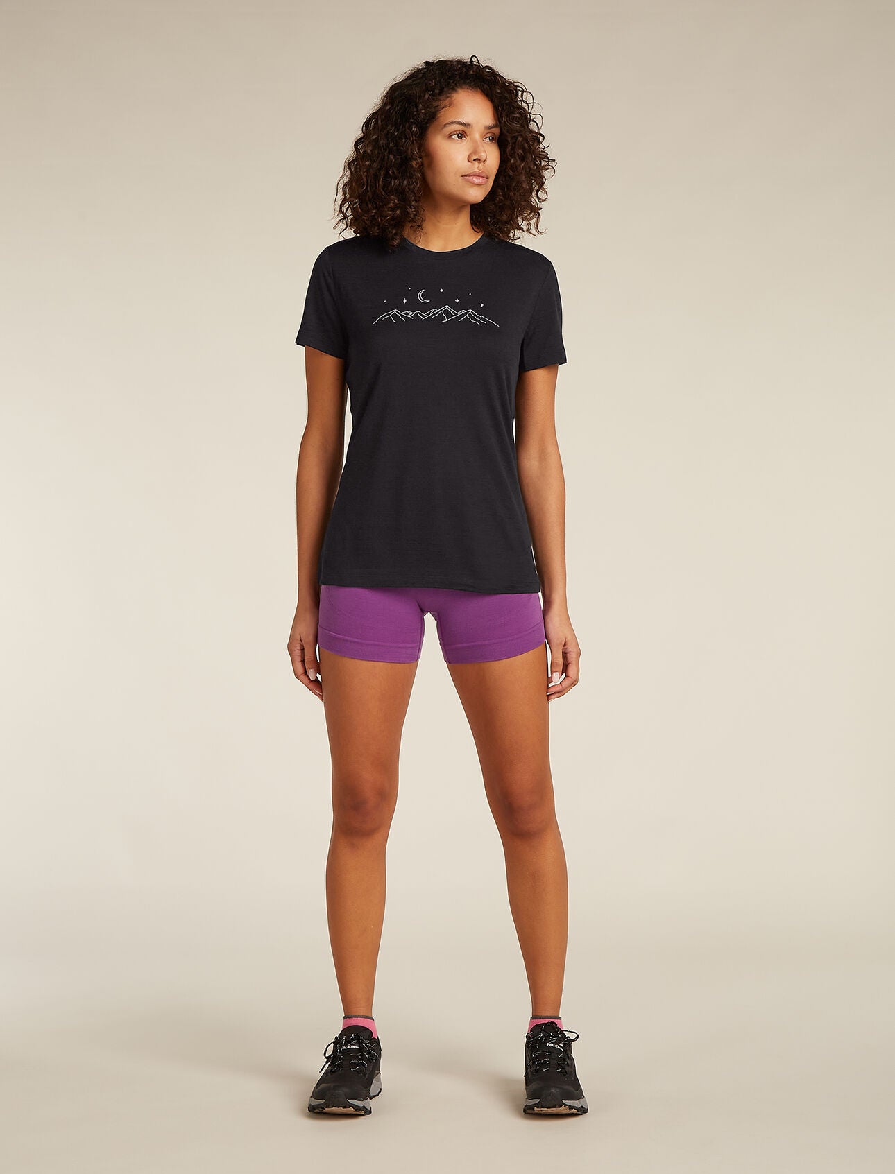 Icebreaker Merino 150 Tech Lite III Short Sleeve Shirt - Women's Lightweight Wool T-Shirt for Hiking, Yoga & Outdoor Activities