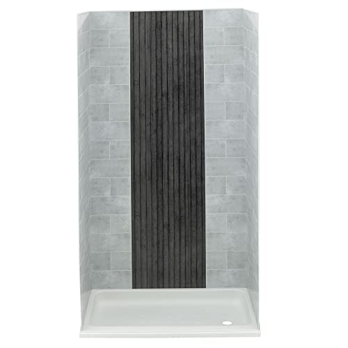 Dark Gray Waterfall Accent