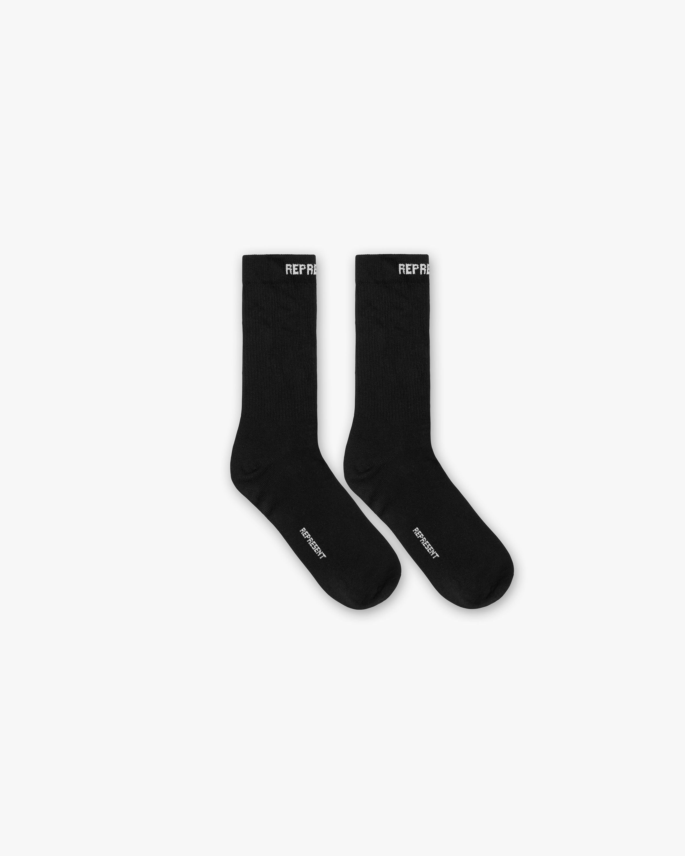Premium Core Sock - Ultra Soft Breathable Black Athletic Socks for Men & Women - Ideal for Running, Gym Workouts & Everyday Comfort