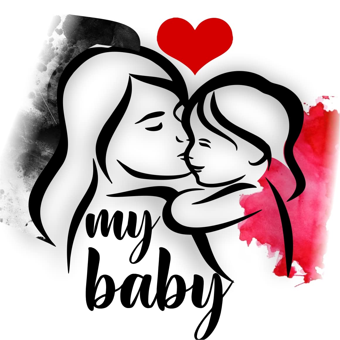 Waterproof Temporary Tattoo for Moms - Mother Daughter Matching Tattoo Design - Perfect for Mother's Day, Family Events & Special Bonding Moments