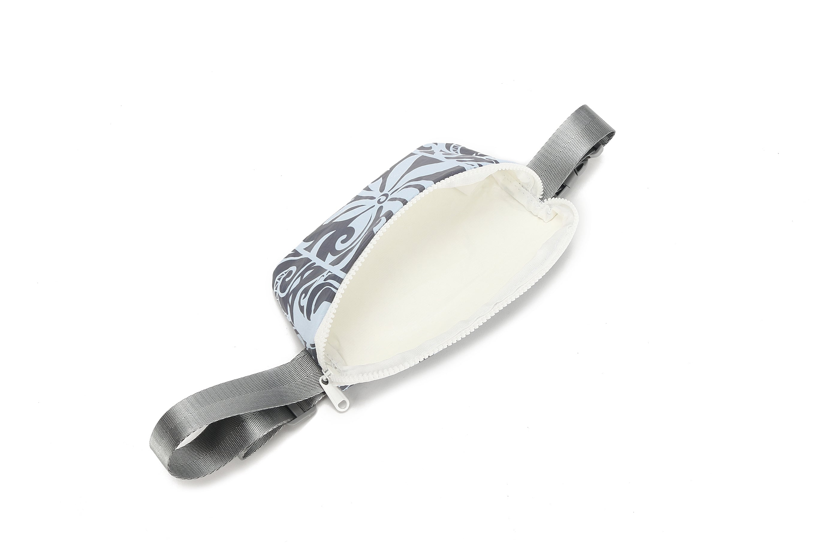 Trendy Fanny Pack Wai Wai Tapa Tiare in Teal - Perfect for Travel, Hiking, and Everyday Use