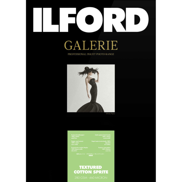 ILFORD Galerie Textured Cotton Sprite 280gsm Photo Paper Roll - 24