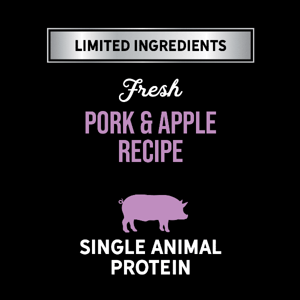 Nutrience SubZero Pork & Apple Limited Ingredient Dry Dog Food - Grain-Free, High-Protein for Sensitive Stomachs - Perfect for Adult Dogs with Allergies or Digestive Issues