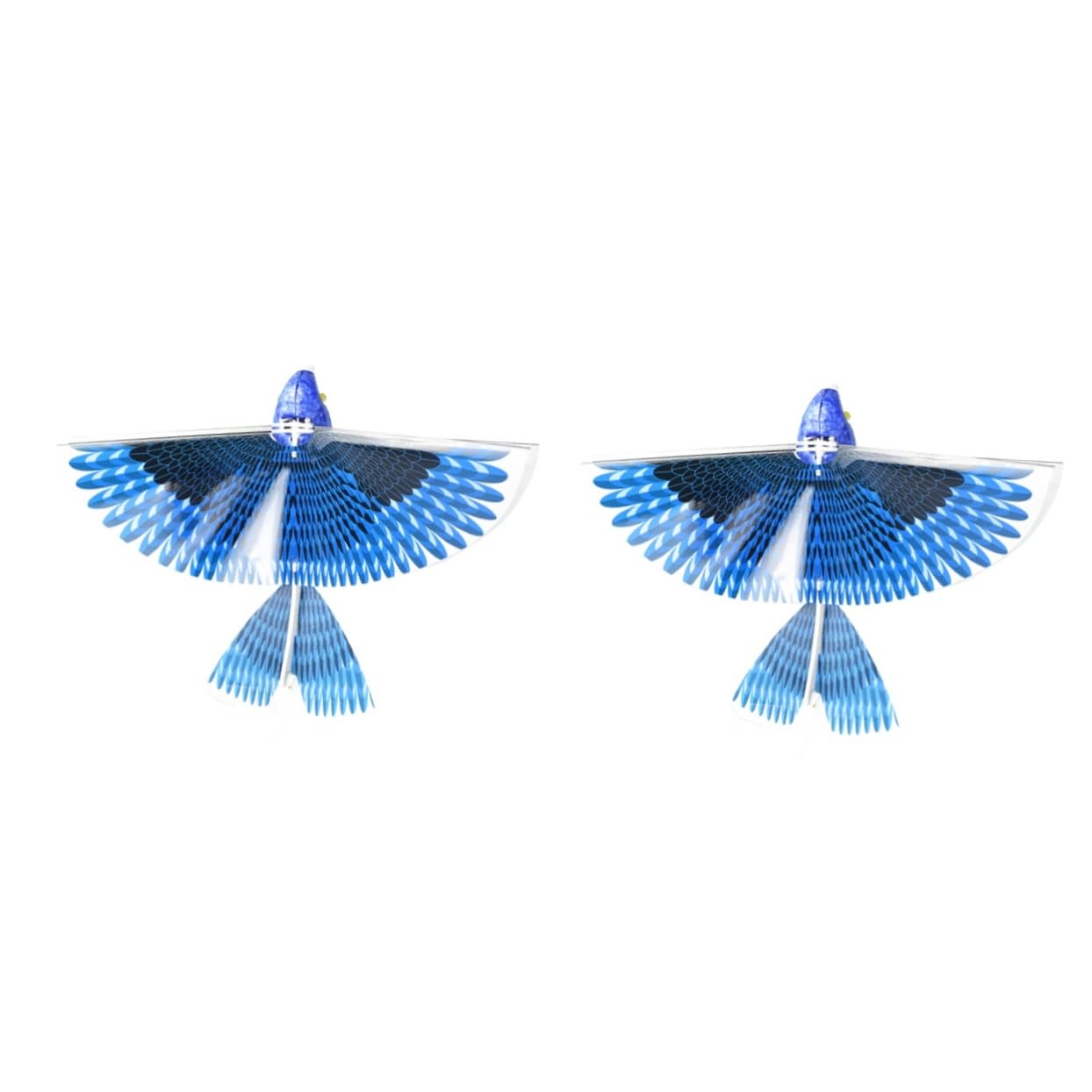 Abaodam 2 Pack LED Flapping Flying Bird Toy - Remote Control RC Helicopter Drone with Light Up Wings, Kids Outdoor Beach Toy for Boys & Girls | Perfect for Birthday Gifts, Backyard Play, and Summer Beach Fun