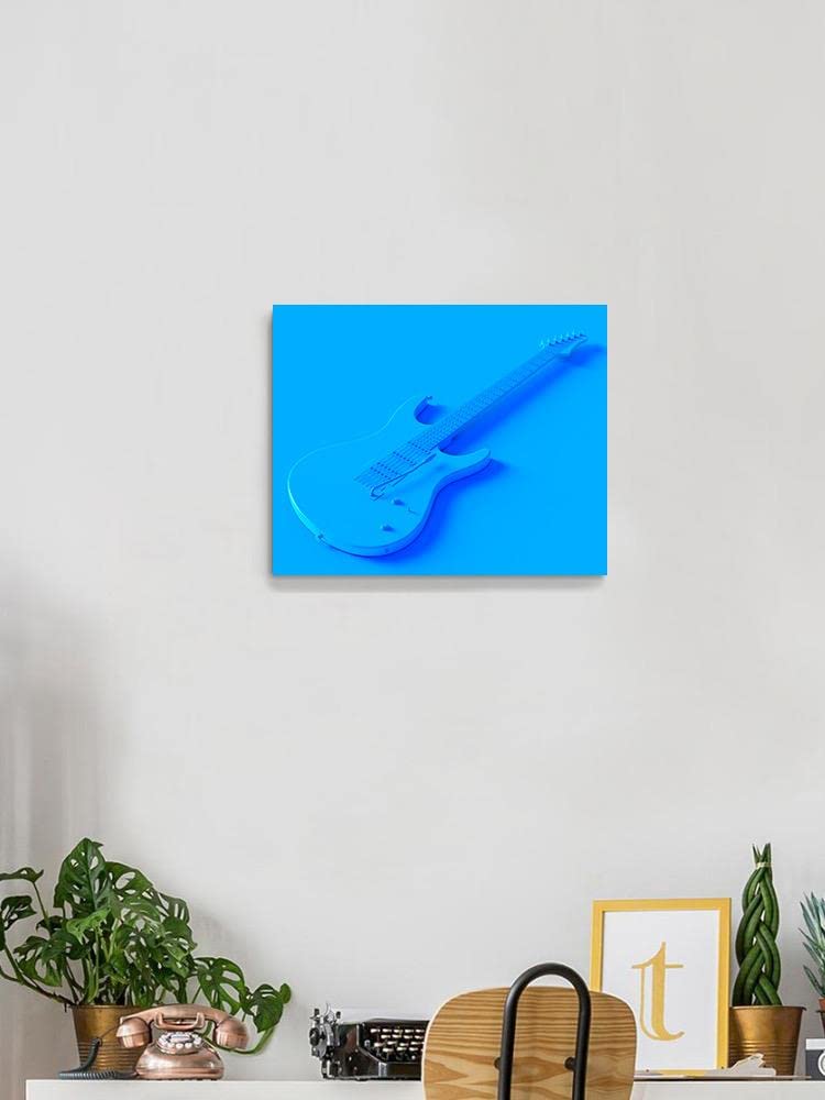 Electric Guitar with Blue Wrapped Canvas - Professional Quality for Beginners & Musicians | Perfect for Live Performances, Studio Recording & Home Practice