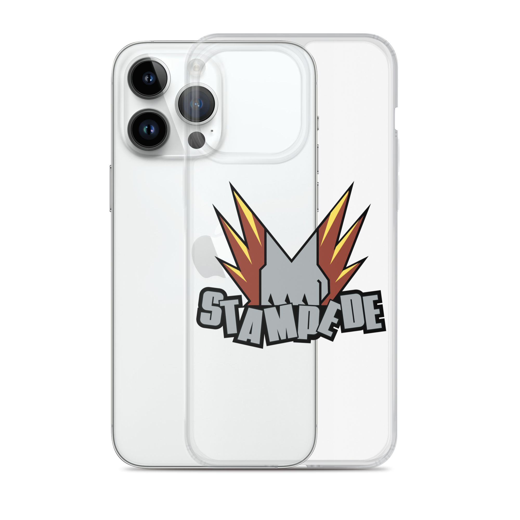 Zoo Jitsu Fighters Stampede iPhone Clear Case - Durable Protective Cover for iPhone 11/12/13/14/15 Pro Max - Slim Shockproof Phone Case for Everyday Use, Travel & Outdoor Activities