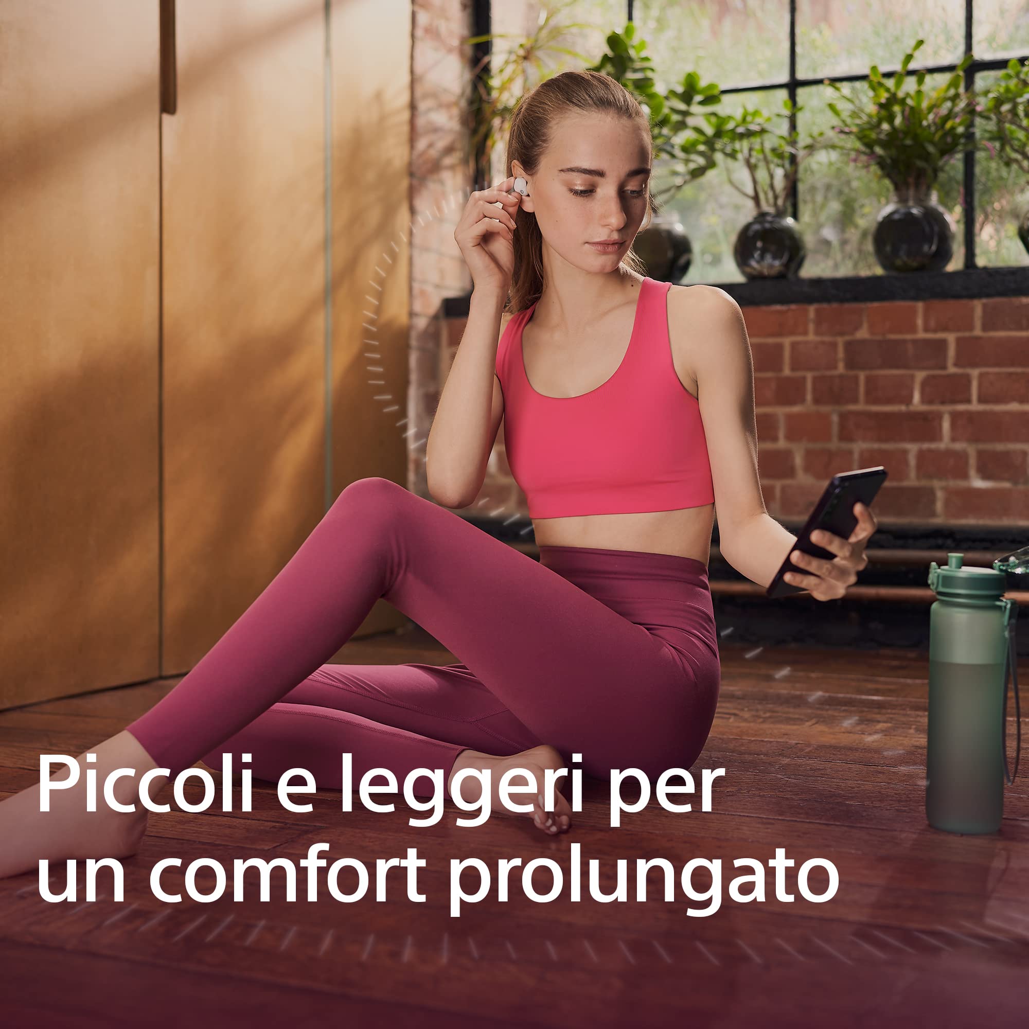 Sony WF-LS900 Wireless Bluetooth Earbuds with Noise Cancelling - Multipoint Bluetooth Connection (Refurbished) - Perfect for Commuting, Workouts & Travel