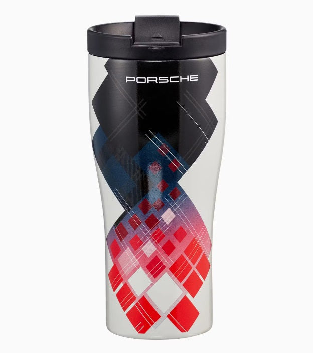 Porsche Turbo No.1 Insulated Travel Mug - 16oz Stainless Steel Thermal Coffee Cup with Leak-Proof Lid - Keeps Drinks Hot/Cold for Hours - Perfect for Commuting, Office & Outdoor Adventures