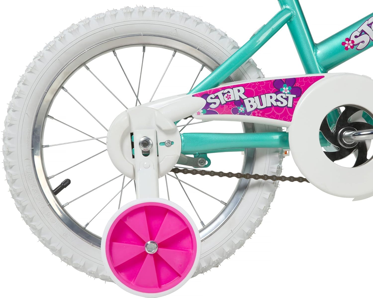 Dynacraft Star Burst Kids Bike - 16 Inch Children's Bicycle for Boys & Girls, Outdoor Riding, Exercise & Play | Perfect Birthday Gift & Backyard Fun for Active Kids